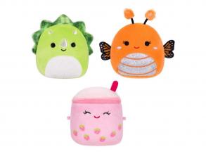 Squishmallows plüssállat szett  Micromallows Mony, Tristan, Victoria  3 db.
