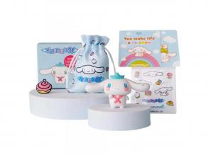 Hello Kitty: Cinnamoroll Figura Dobozban kiegészítőkkel 6cm