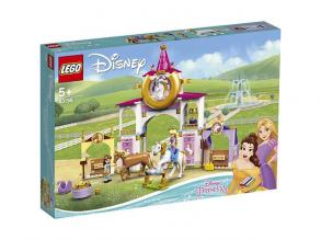LEGOŽ Disney Princess Belle és Aranyhaj királyi istállói 43195