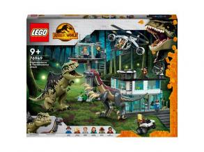 LEGOŽ Jurassic World: Giganotosaurus és therizinosaurus támadás (76949)
