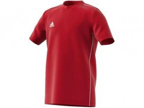 Core18 Y Adidas gyerek piros színű futball póló