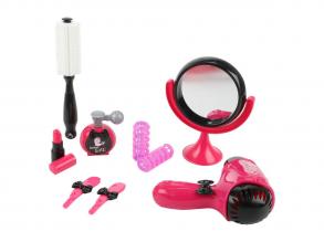 Glamour Shine fodrászkészlet működő hajszárítóval