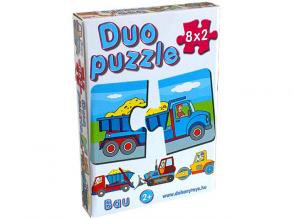 DUO Puzzle munkagépekkel - D-Toys