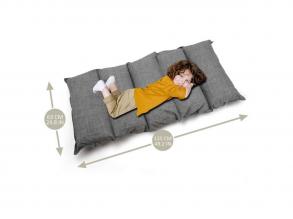 Párna a dzsungel fa mászóívhez, szürke, 142 x 68 x 10 cm