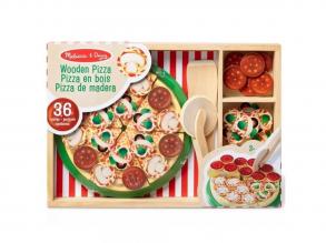 Melissa&Doug: Fa Pizza party játékszett - Spin Master