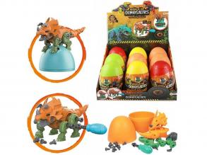 World of Dinosaurs szétszedhető dinó csavarhúzóval meglepetés tojás 1db
