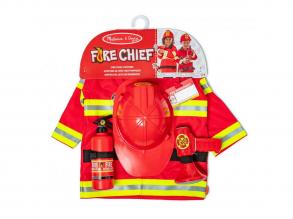 Melissa & Doug tűzoltóparancsnok jelmez szett