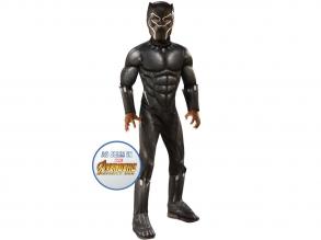 Black Panther deluxe fekete fiú jelmez