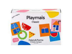 Playmais Classic puffasztott kukorica játék színek és formák  800 darabos