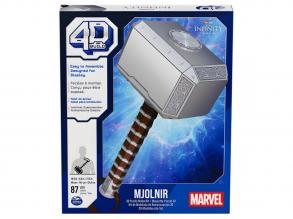 Marvel: Thor kalapácsa - Mjolnir 4D puzzle 87 db-os - Spin Master