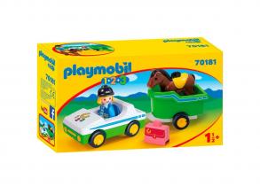 Autó lószállítóval - Playmobil 1 2 3