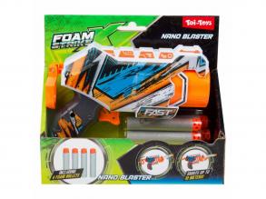 Foam Strikex Shooting Gun Nano Blaster 4 puska habszivacs nyíllal