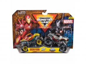 Marvel Monster Jam autók, 1:64, 2 db-os csomag, többféle