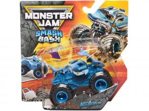 Monster Jam Smash & Bash Monster Truck autó, 1:64, többféle, 1 db