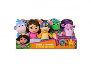 Dóra a felfedező plüssfigura, 15 cm, többféle, 1 db