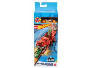 Hot Wheels: Kilövő bestia dinoszaurusz kisautóval - Mattel