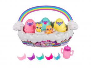 Hatchimals Alive!: Neon Rainbow Tavaszi kosár szett - Spin Master