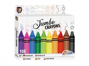 Grafix Jumbo 10 darabos zsírkréta szett
