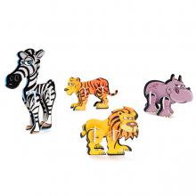 LeCool 3D puzzle: állatfigurák, többféle, 1 db