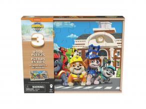 Rubble & Crew fa puzzle fa dobozban 3x24 darab