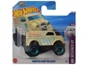 Hot Wheels: Monster Dairy Delivery krém színű kisautó 1/64 - Mattel