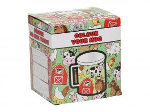 Szinezhető bögre - Házi állatos