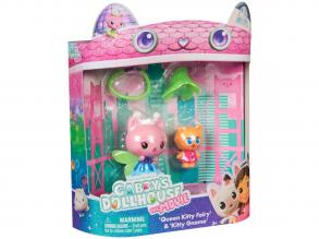 Gabi babaháza Mozi: Kristálykert 2 db-os figura csomag  Queen Kitty Fairy és Kitty Gnome  Spin Master