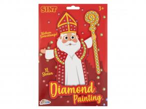 Mikulás dekoráció gyémántfestő szett 2 féle, 1 db