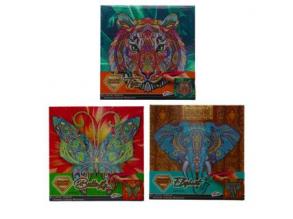 Gyémántfestés vászonra, 30x30 cm, 3 féle, 1 db