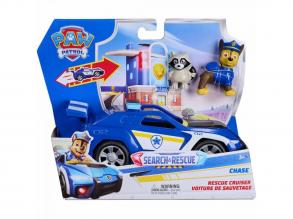 Mancs őrjárat: Search & Rescue Hátrahúzható Chase járgánya figurával - Spin Master