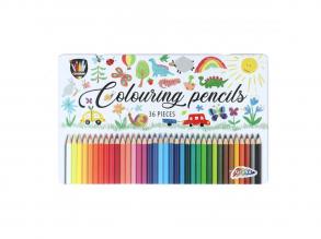 36 színes ceruza dobozban