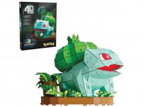 4D puzzle építőszett: Pokemon Balbasaur, 340 részes