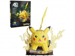 4D puzzle építőszett: Pokemon Pikachu, 201 részes