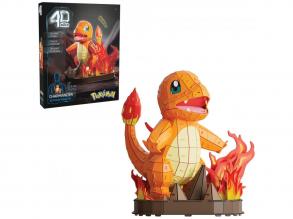 4D puzzle építőszett: Pokemon Charmander, 241 részes
