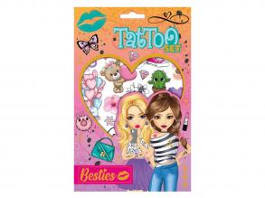 Besties - Tetováló szett 2 lap (20x13 cm)
