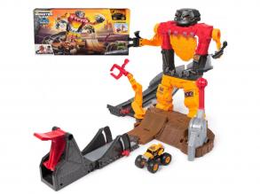 Monster Jam Smash & Bash akciórobot játékszett 1:64