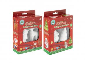 Karácsonyi gipszkészlet, 2 figura 7 cm, többféle