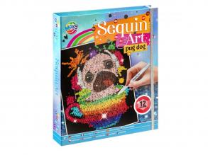 Sequin Art képkészítő szett, 20 x 25 cm 12 szín, 2 féle, 1 db