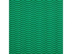 Sötétzöld dekor 3D hullámkarton B2 50x70cm 1db