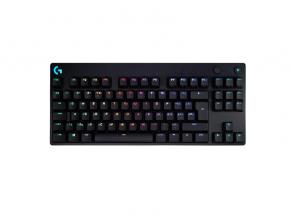 Logitech G Pro lézergravírozott magyar kiosztású fekete gamer billentyűzet (GX Blue Clicky switch)