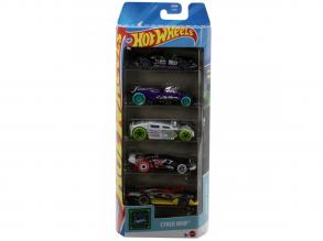 Hot Wheels: Cyber Noir 5 db-os kisautó szett 1/64  Mattel