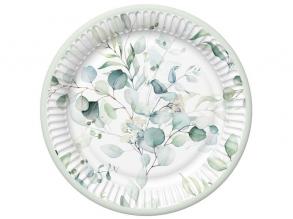 IRIS Everyday papír tányérok 18,8 cm átmérőjű, 8db/csomag különböző színekben és mintákkal