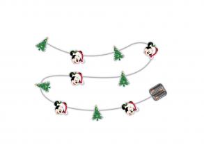 LED-es fényfüzér Mickey egérrel