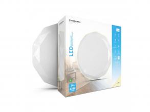 Led lámpatest , mennyezeti , 18W , természetes fehér , kristály hatású , Modee