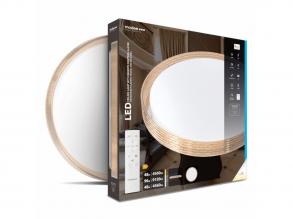 Modee Mennyezeti LED Lámpa 2x48W 3CCT D510x75mm + rem. A-G103 (9120 lumen) Barna