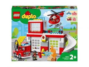 LEGOŽ DUPLOŽ: Tűzoltóállomás és helikopter (10970)