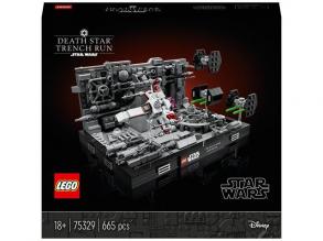 LEGOŽ Star Wars: Halálcsillag árokfutam dioráma (75329)