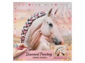 Gyémántfestés lovakkal