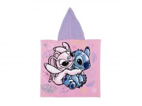 Törülköző-poncsó Stitch és Angel