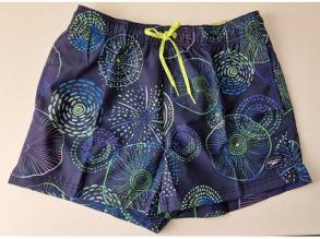 Print Redondo Edge Volley 14" 340 (Uk) Speedo férfi kék/zöld színű úszónadrág